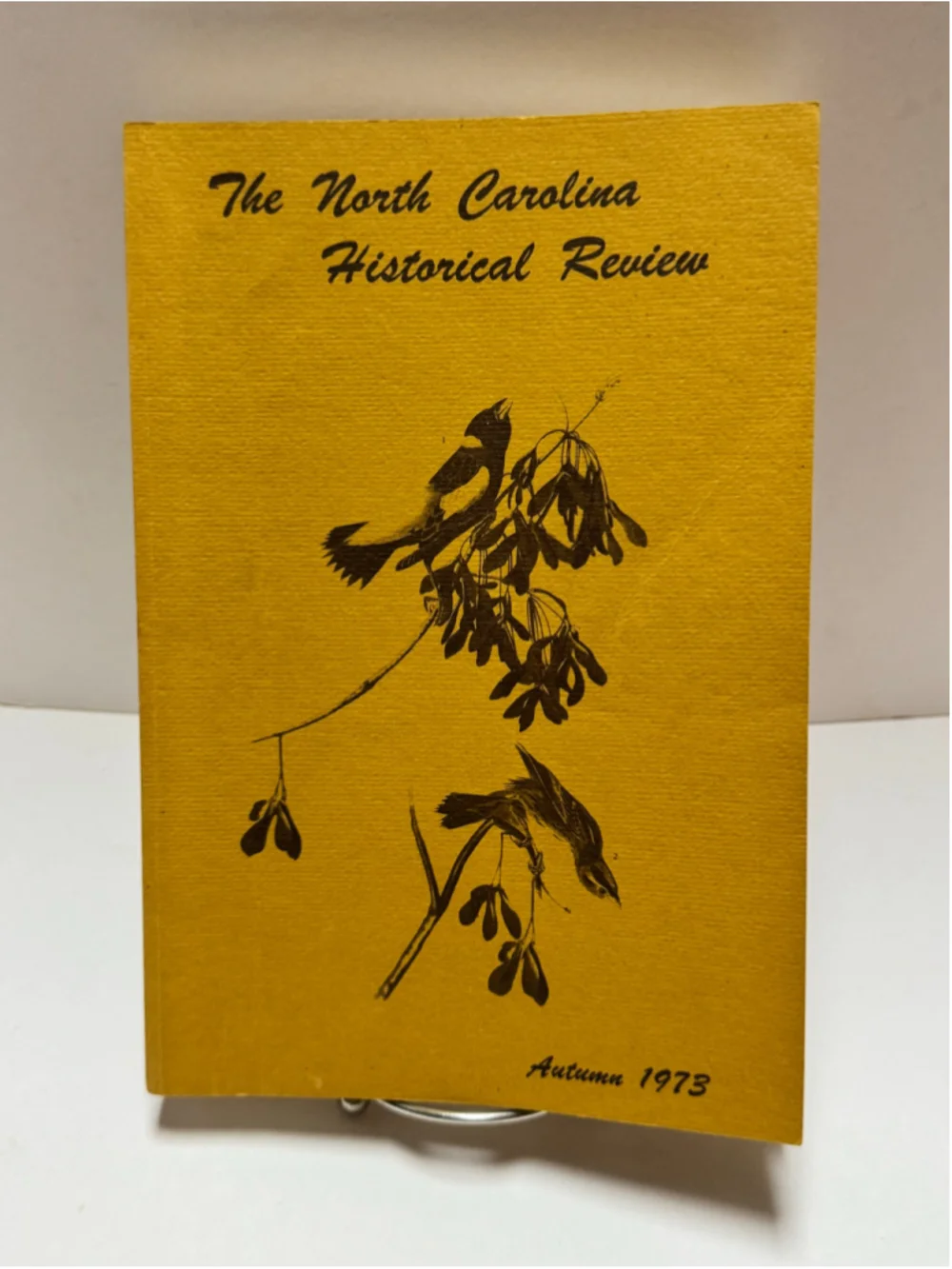 Vintage North Carolina Historical Review Autumn 1973 Book paperback